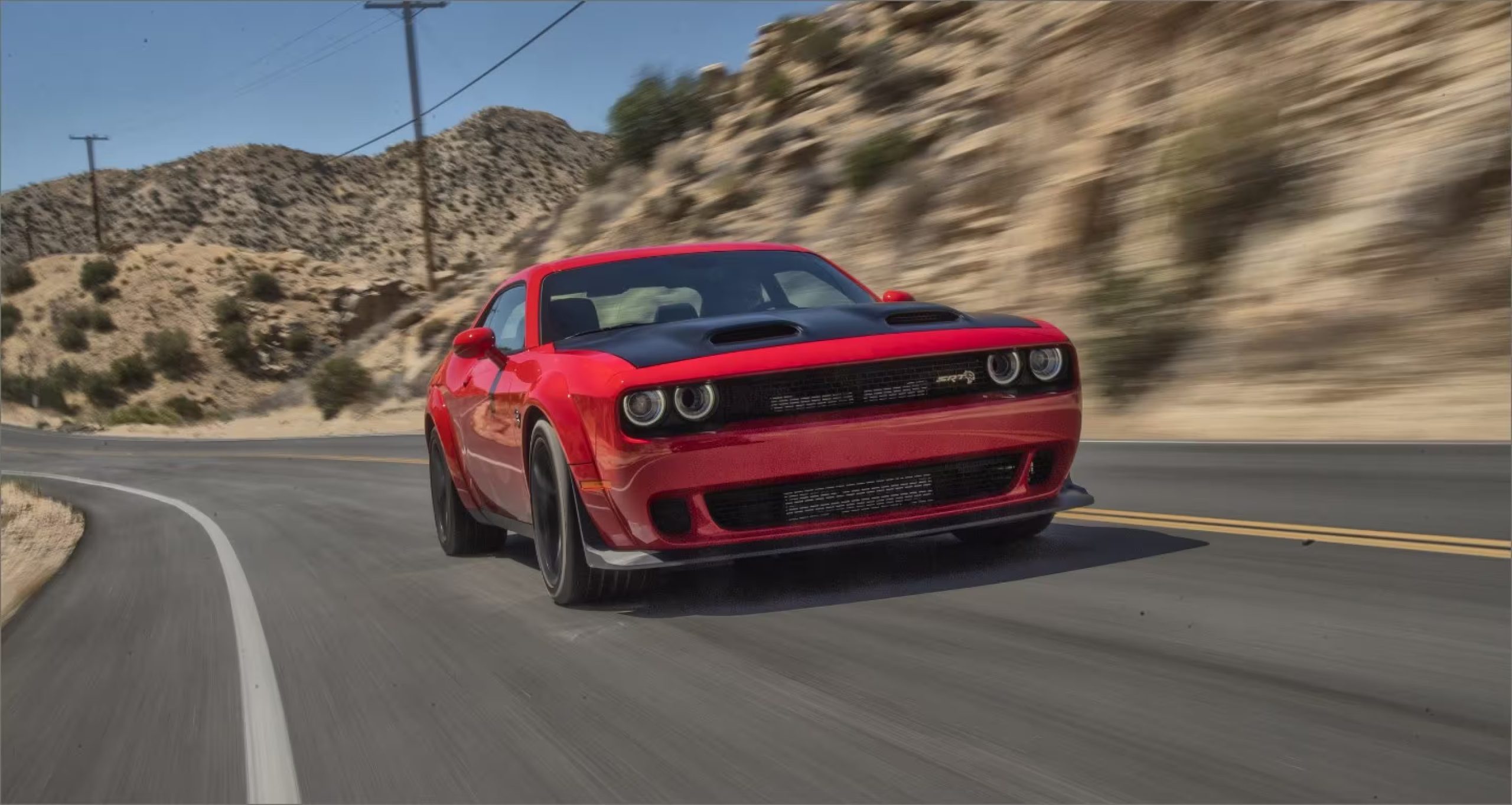 2023 Dodge Challenger racing down the road